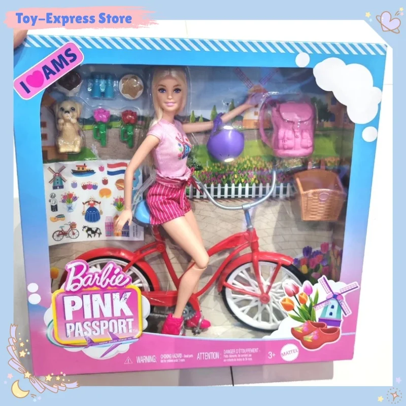 

Кукла Барби, игрушки, удобный набор для послеобеденного велоспорта, игровой домик, игрушки, миниатюрные игрушки принцессы для девочек, детский подарок на день рождения