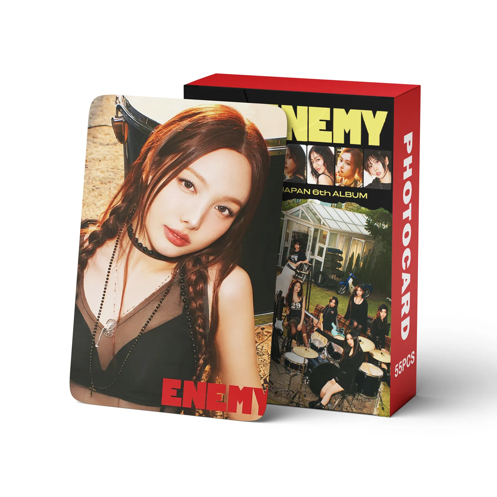 TWICE ENEMY 55 قطعة بطاقات 2025 S.Greetings مجموعة بطاقات الصور المحدودة مرة واحدة Merch KPOP المقتنيات شحن سريع مرتين سانا مومو