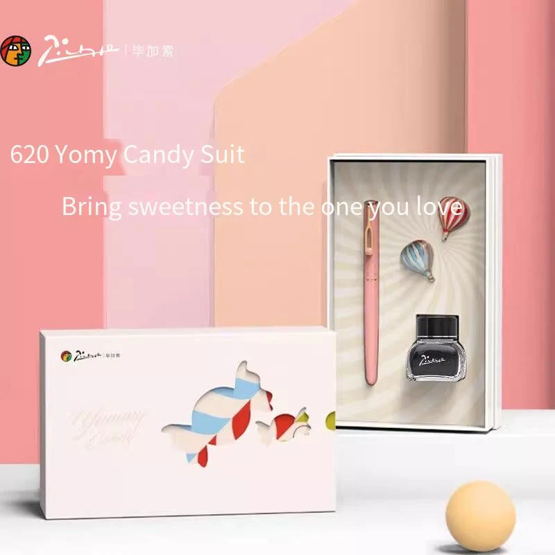 

Pimio 620 Candy Fountain Pen Set - Calligraphy Writing Gift for Students, Ideal for 3rd & 4th Graders