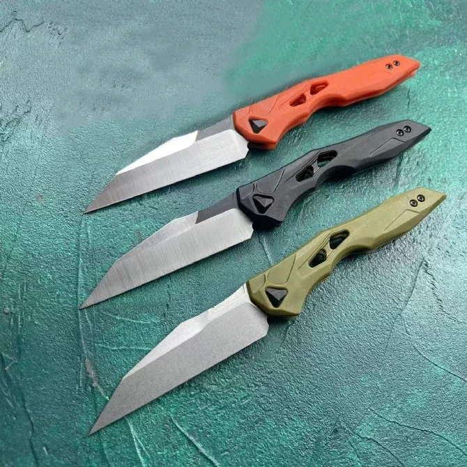 Kes 7650 Pocket Knife 8cr14mov Blade Single Action Nylon Glass Fibre Handle Tactical Hunting Camping EDC Survival Tool Knives