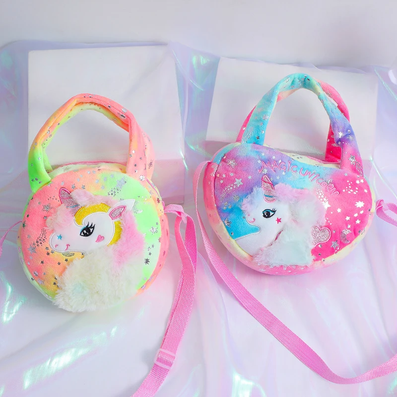 Unicorn Backpack for Girl Children Messenger Bags Mother Kid Bags for Girl Cartoon Shoulder Bag Women Crossbody Bags Mochila Sac