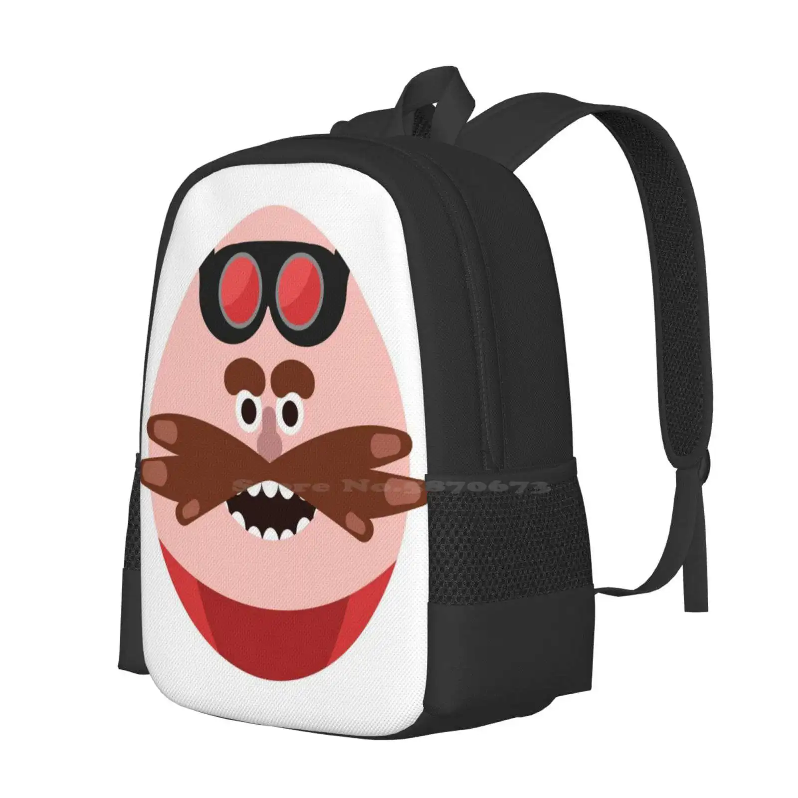 Movie Dr Robotnik Backpacks For School Teenagers Girls Travel Bags Egg Man Dr Robotnik Eggman Robotnick Eyy Cartoon Eggman