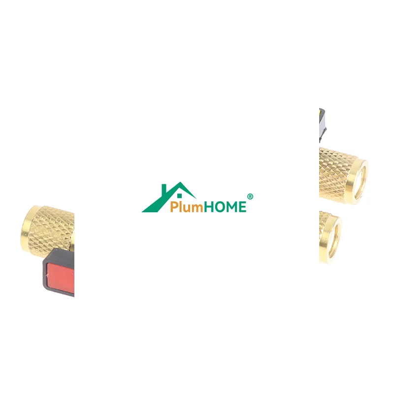 

Шланги для заправки кондиционеров с прямым шаровым клапаном SAE 1/4" (внешняя резьба) на 1/4" (внутренняя резьба), аксессуары для коллекторов HVAC/HVAC/R, для хладагента R22