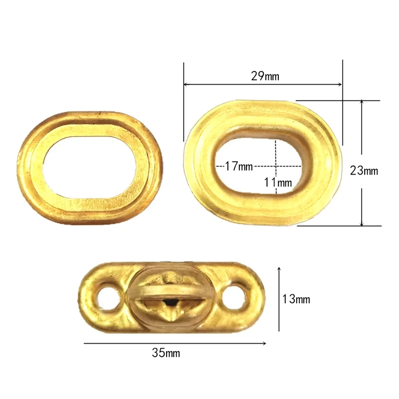 Tarpaulin Cover Garden Gazebo Vertical Screen Brass Oval Screw Buckle Brass Rotating Latch Installation Tools