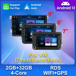 For VW Volkswagen Tiguan Transporter Multivan T5 T6 Radio Multimedia Android 2Din Car Radio Stereo Player Navigation Carplay BT