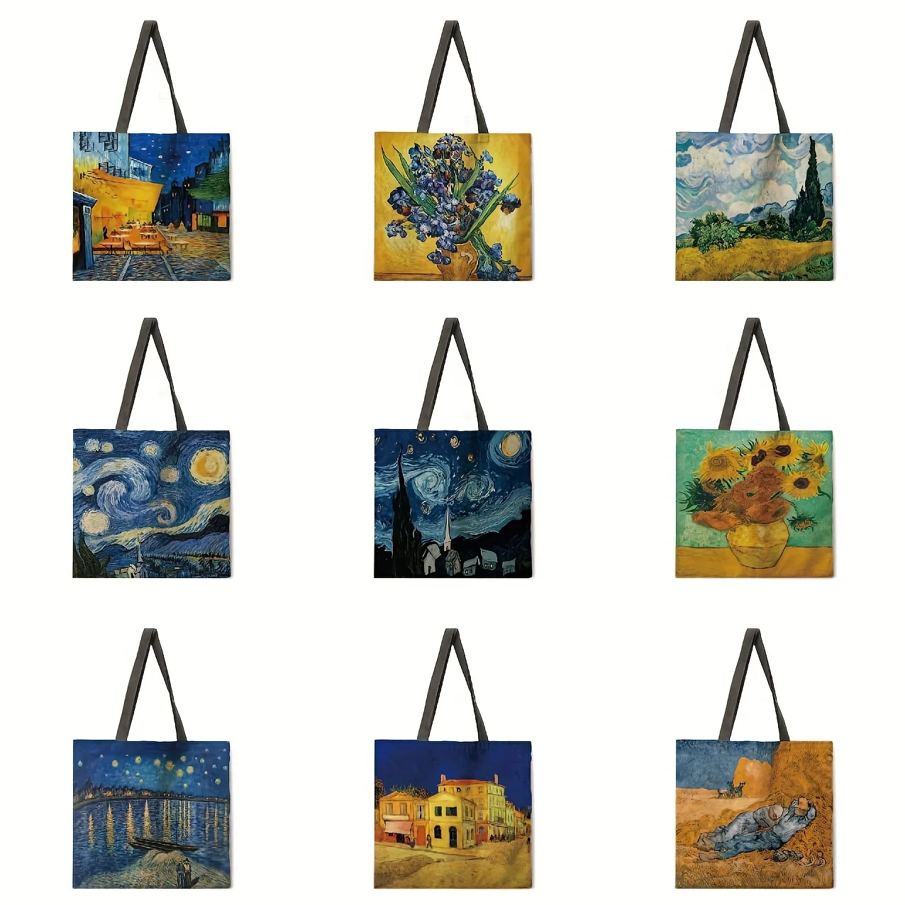 Classic Oil Painting Shoulder Bag, all-Match Versatile Daily Use Shopping Handbag For Women's Daily Use