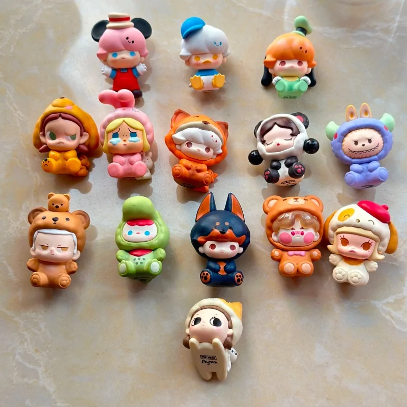 

Подлинная слепая коробка Popmart, пижама Popbean, серия Cross Dressing, милая мини-кукла, модная игрушка, украшение дома, праздничный подарок для девочки