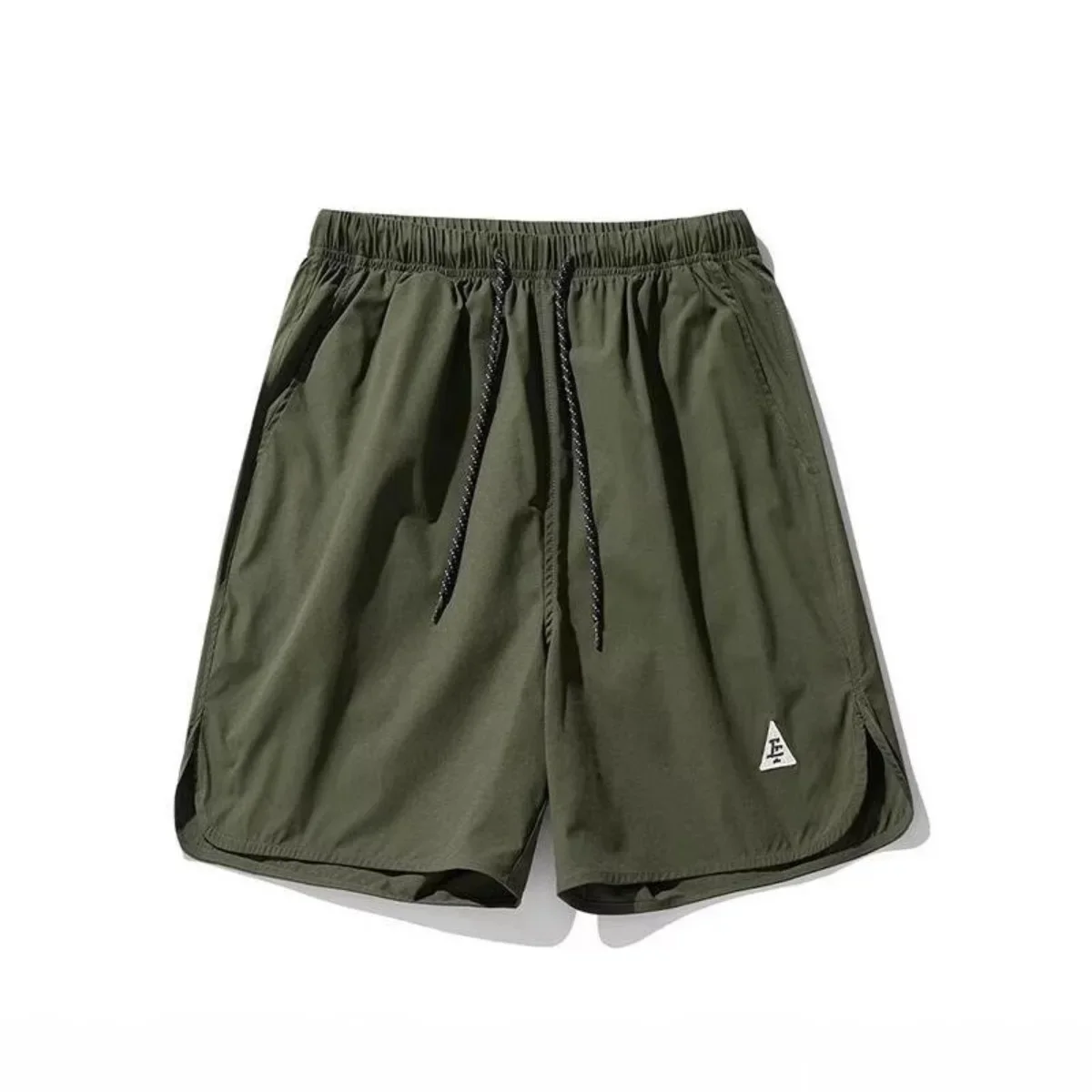 

Men's Casual Shorts Hot Summer Jogging Sport Short Pants Solid Color Drawstring Basketball Short Loose Man Trend Streetwear