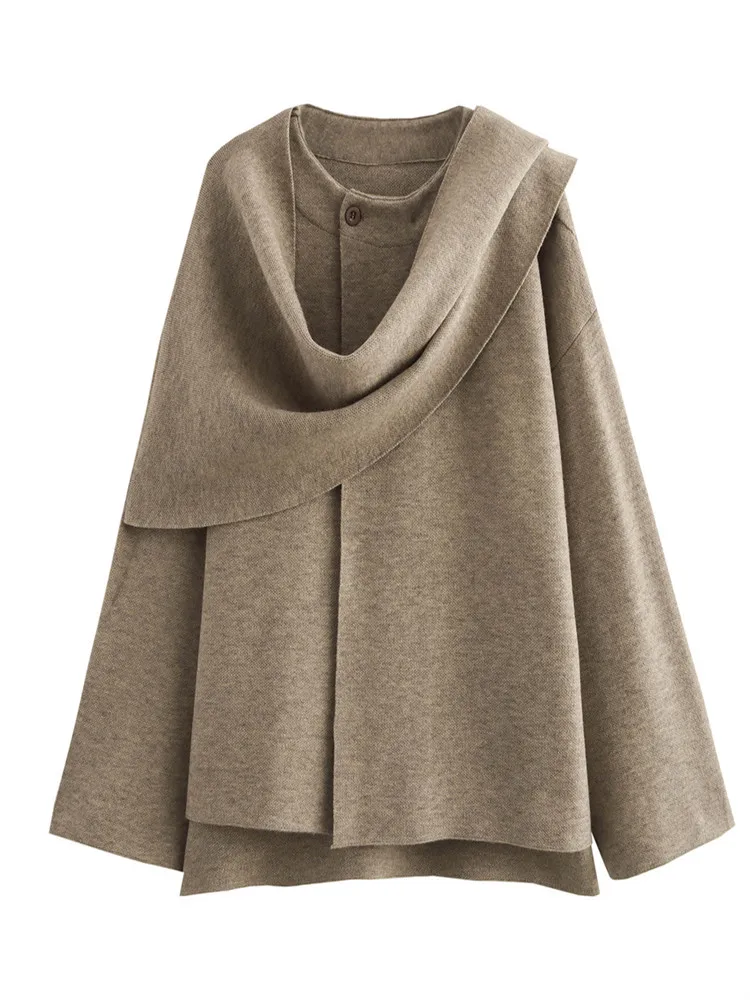 

Plush Winter Coats for Women Solid Scarf Autumn Jacket for Woman Parkas Long Sleeve Padded Coat Woman Jacket 2025 New Luxury