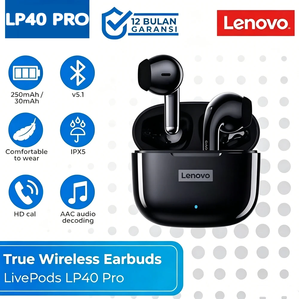 fones-de-ouvido-sem-fio-lenovo-lp40-pro-bluetooth-51-25h-de-duracao-da-bateria-carregamento-rapido-usb-c-graves-profundos-controle-por-toque-ipx5-fones-esportivos
