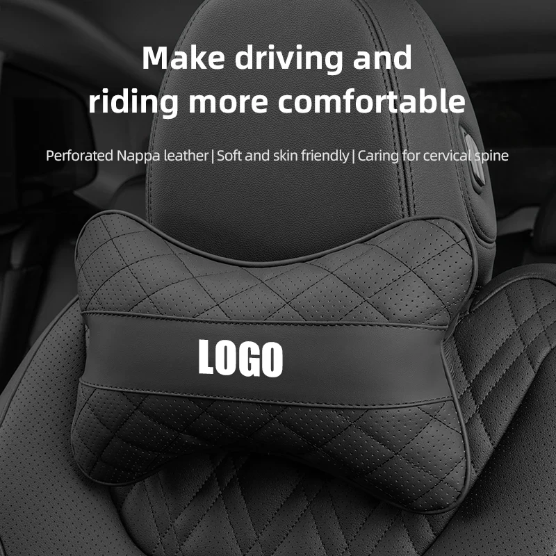 Car Neck Pillows Car Headrest Cushion Support Seat Accessories For Dodge Ram 1500 Journey Charger Challenger Caliber Nitro Dura