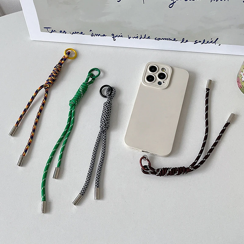 Colorful Key Ring Braided Keychain For Car Lanyard Exquisite Bag Charm Couples Gift Bag Fashion Accessories