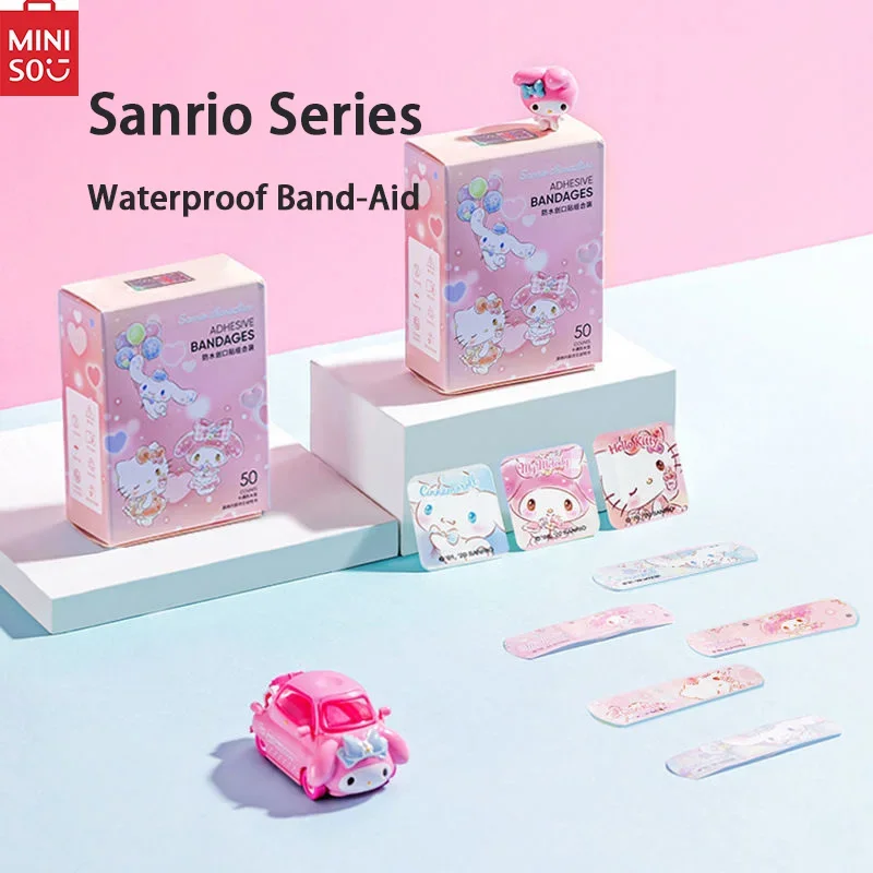 MINISO Sanrio z serii Yukui Dog Melody wymarzona wodoodporna opaska-pomoc prawdziwa na sprzedaż nowa wodoodporna opaska urocza urocza