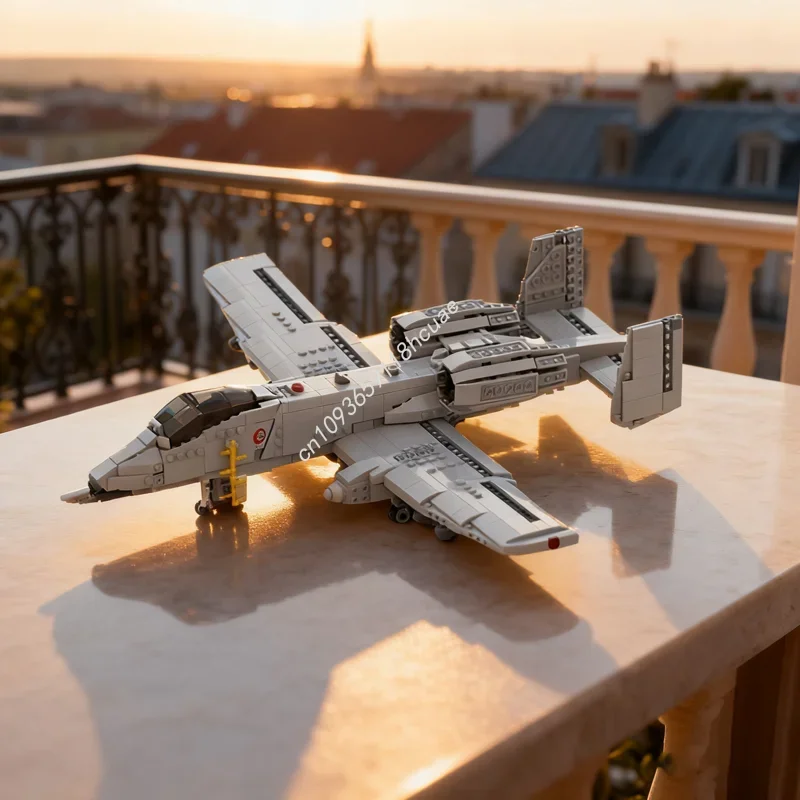 

1224pcs MOC Fairchild Republic A Thunderbolt II 1 Model Toys Building Blocks Architecture Christmas Gift DIY Brick Kids Birthday