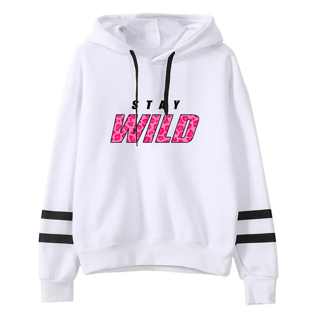 Ben Azelart Stay Wild Vintage 90s Pullover Hoodie Merch Fashion Hoodie Sweatshirt Pullover Tracksuit Sports Pullover Fashion