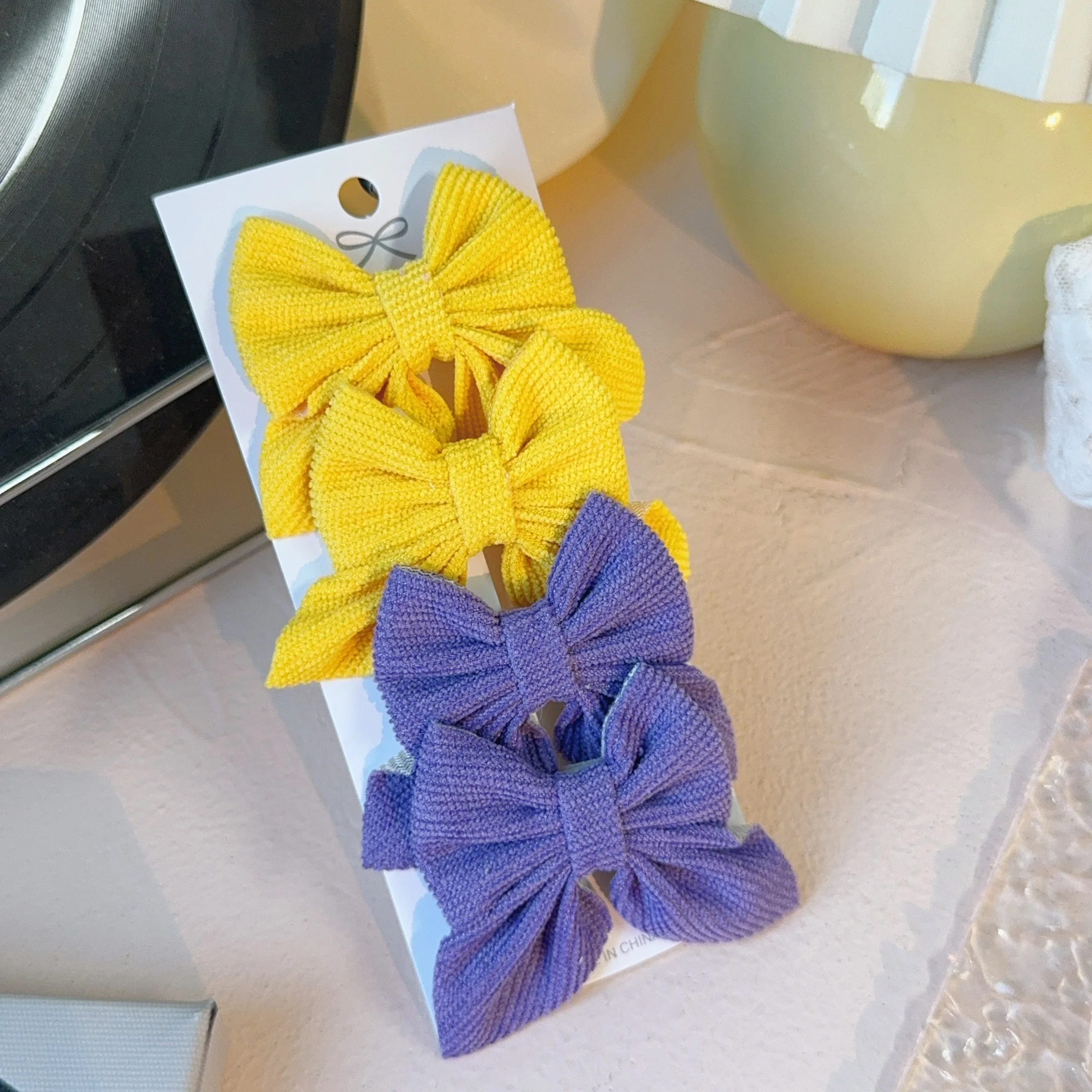 4/10 Stück Cord-Haarspangen für Kinder, Große Mädchen-Haarschleifen, Niedliche Haaraccessoires Geeignet für Kinder, Babys und Jugendliche – Detail 21