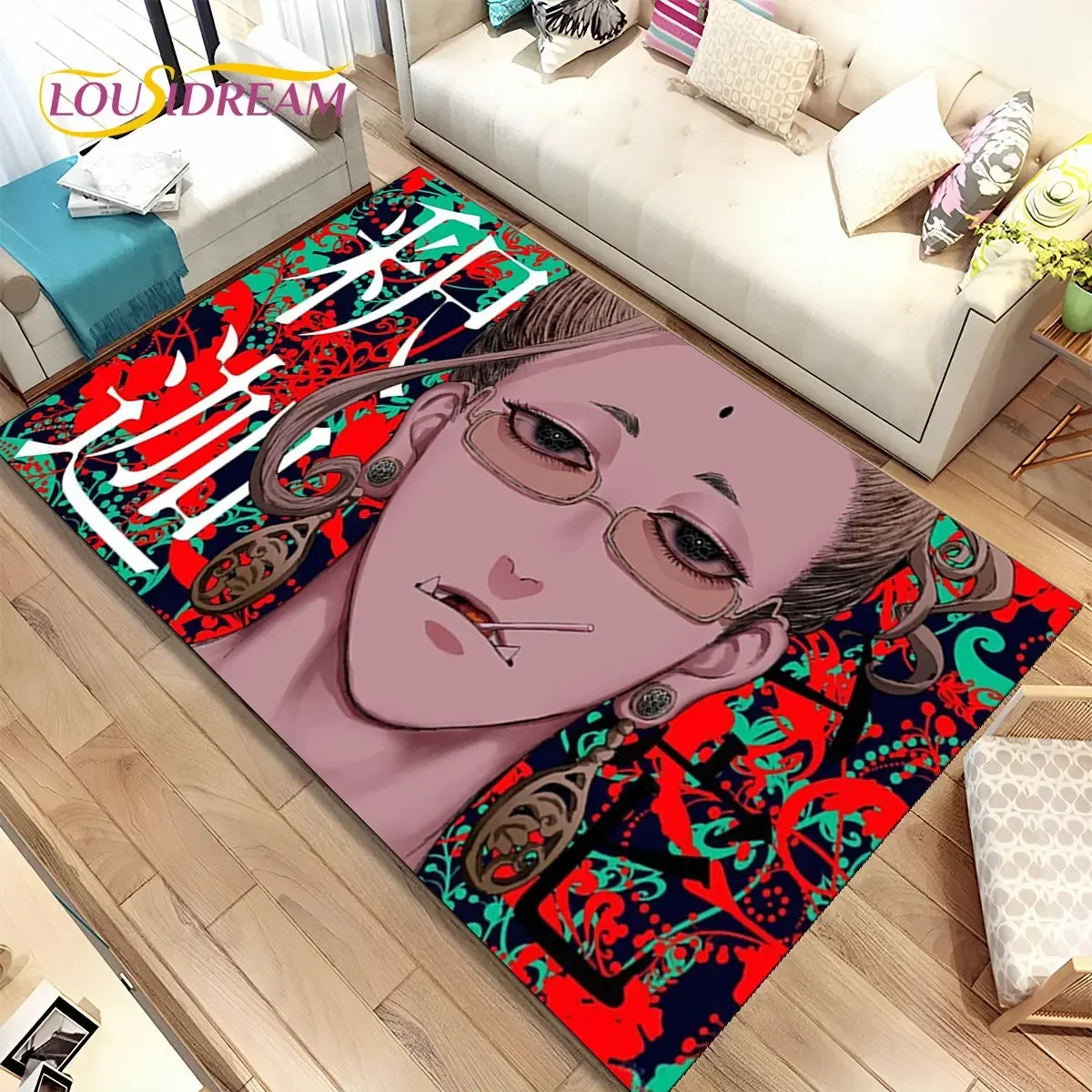 

Аниме-коврик с изображением персонажей Record of Ragnarok, мультяшный ковер для дома, гостиной, спальни, дивана, декоративный коврик для прихожей, детский нескользящий напольный коврик для игр
