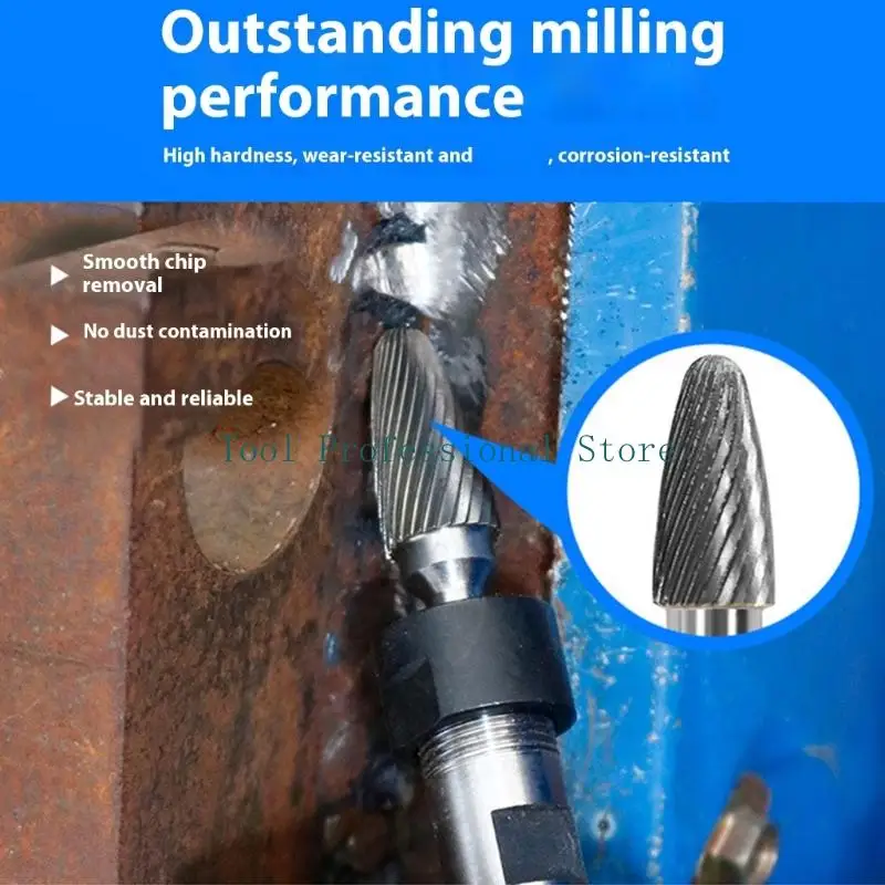 

Хвостовик файла 6мм карбидов высокой эффективности 57КФ роторный круглый для шлифования МултиСурфасе