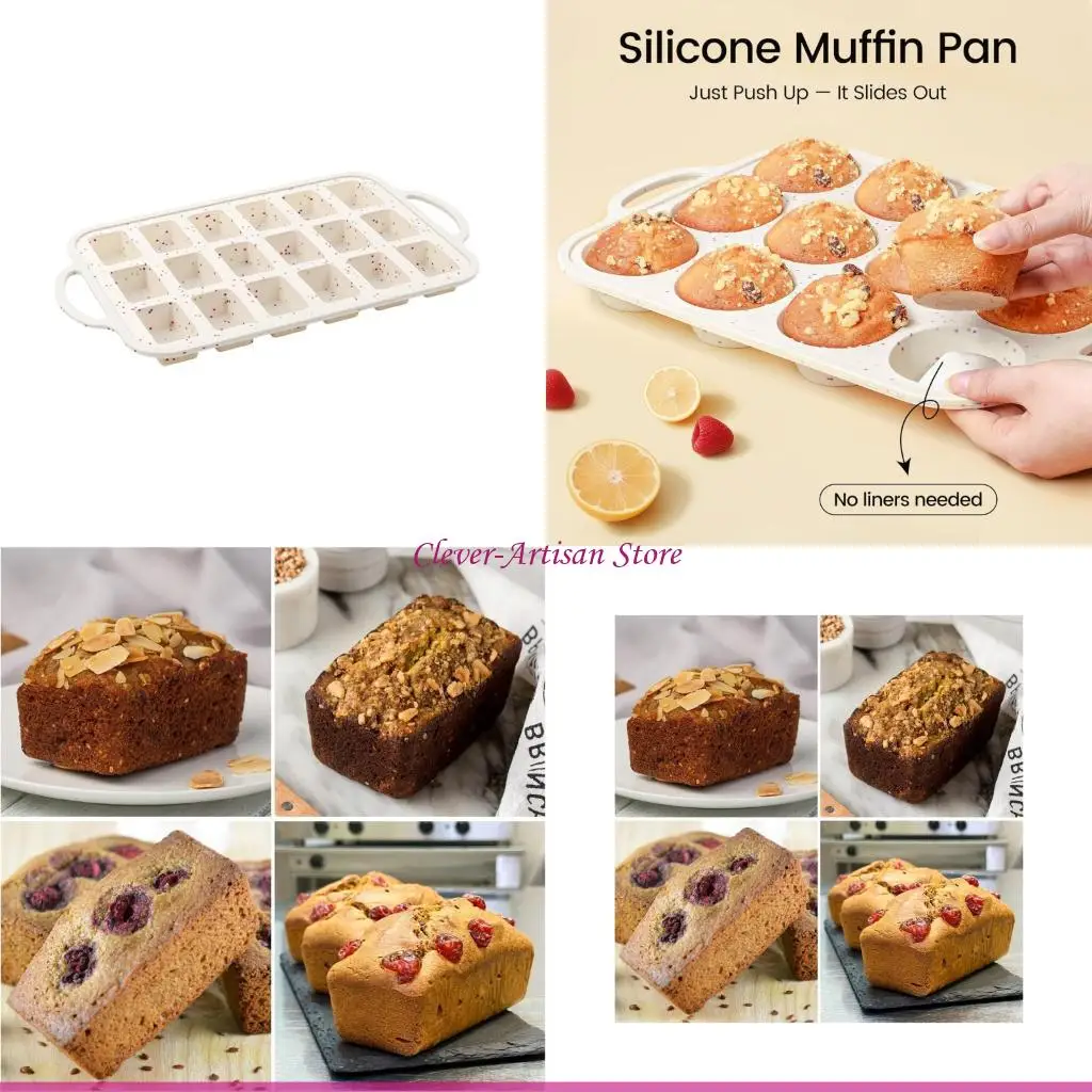 

E06B Creative Baking Tray Tool For Dessert Lover Silicones Construction Easy Releases