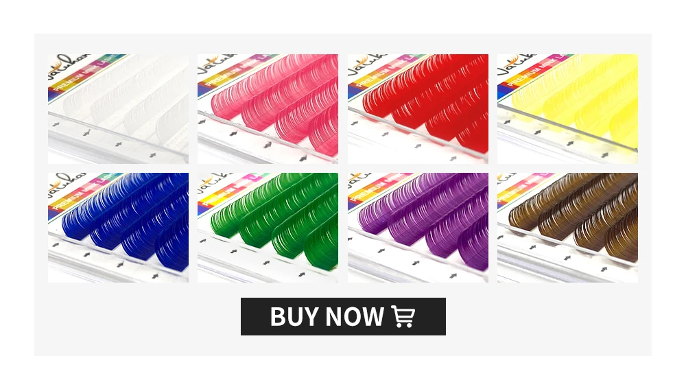 NATUHANA Karamellfarbene Wimpernverlängerung, individuelle künstliche Nerzfarbe, falsche Wimpern, braun, blaugrün, Mokka-Wimpern für Make-up-Tools – Detail 13