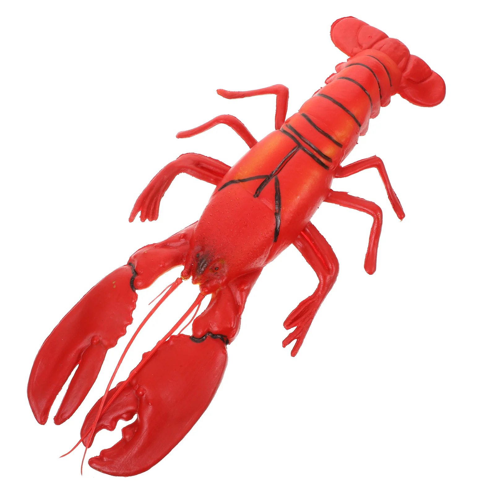 Lifelike Lobster 20 x 8 inch Super Large Plastic Lobster Model for Home Decor Market Display Photography Prop Kids Pretend Play