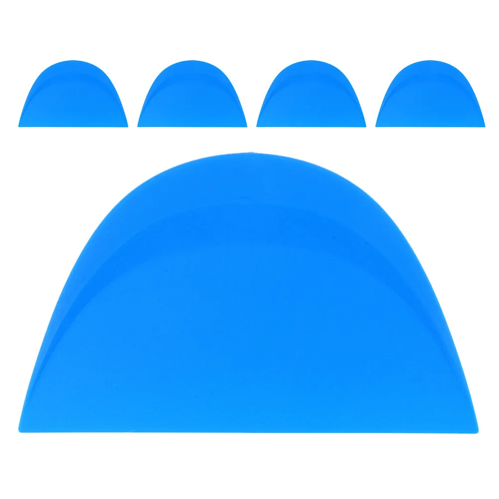 5Pcs Car Beauty Tool Set Vinyl Wrap Squeegee Kit for Color Changing Film Application Semi Circular Soft Edge Scraper Window Tint