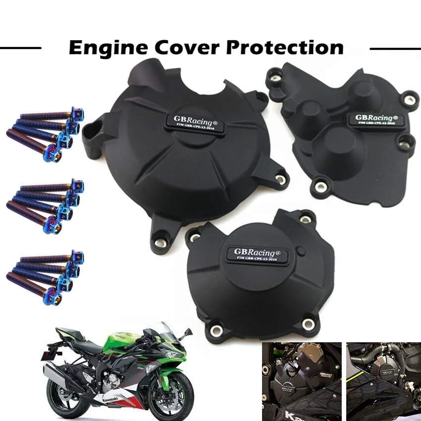 Motorcycles Engine Cover Protection Case For Case GB Racing For KAWASAKI ZX6R 2007 08 09 10 12 13 14 15 16 18 19 2020 2021 2022