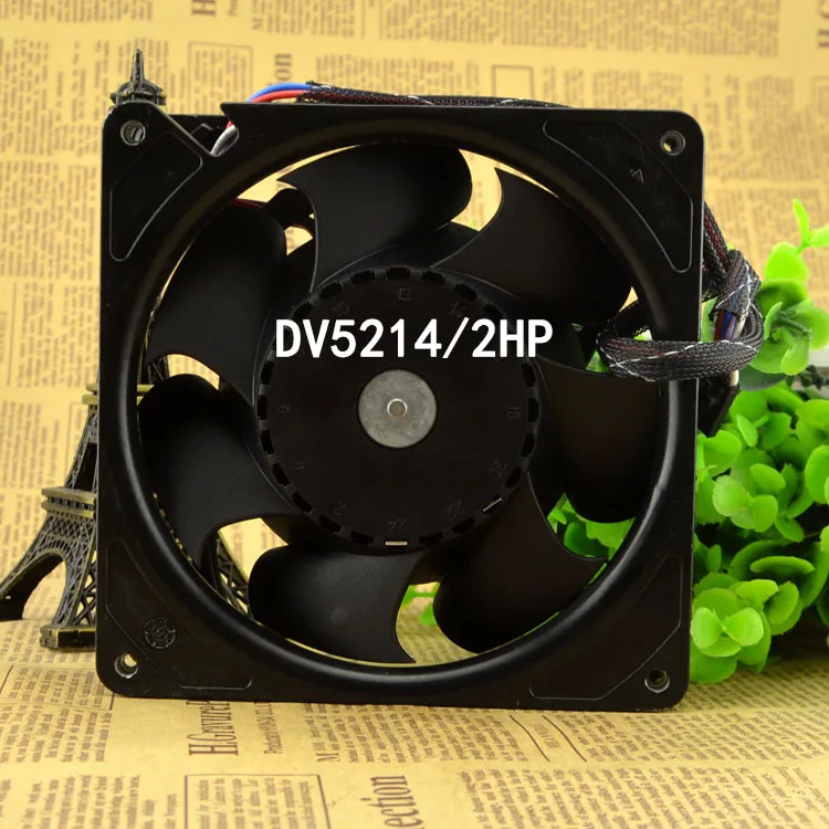 Industrial control fan 24V 1.6A 38.5W frequency converter fan DV5214/2HP 127*127*38mm Silent Axial flow fan