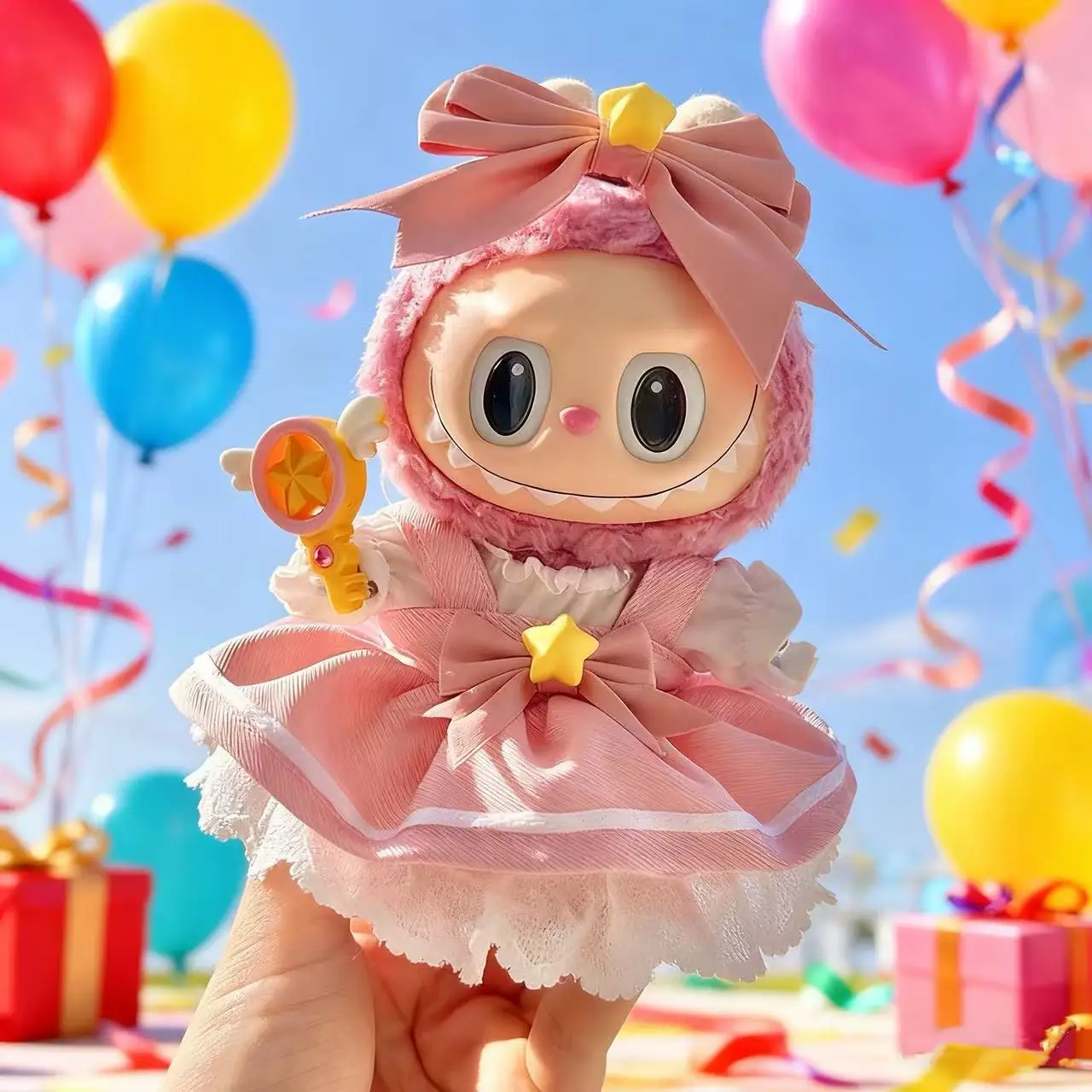 

17 см милая кукла, аксессуары для одежды для Кореи, Kpop Labubu Idol, юбка для кукол, одежда для кукол, аксессуары, одежда Labubu