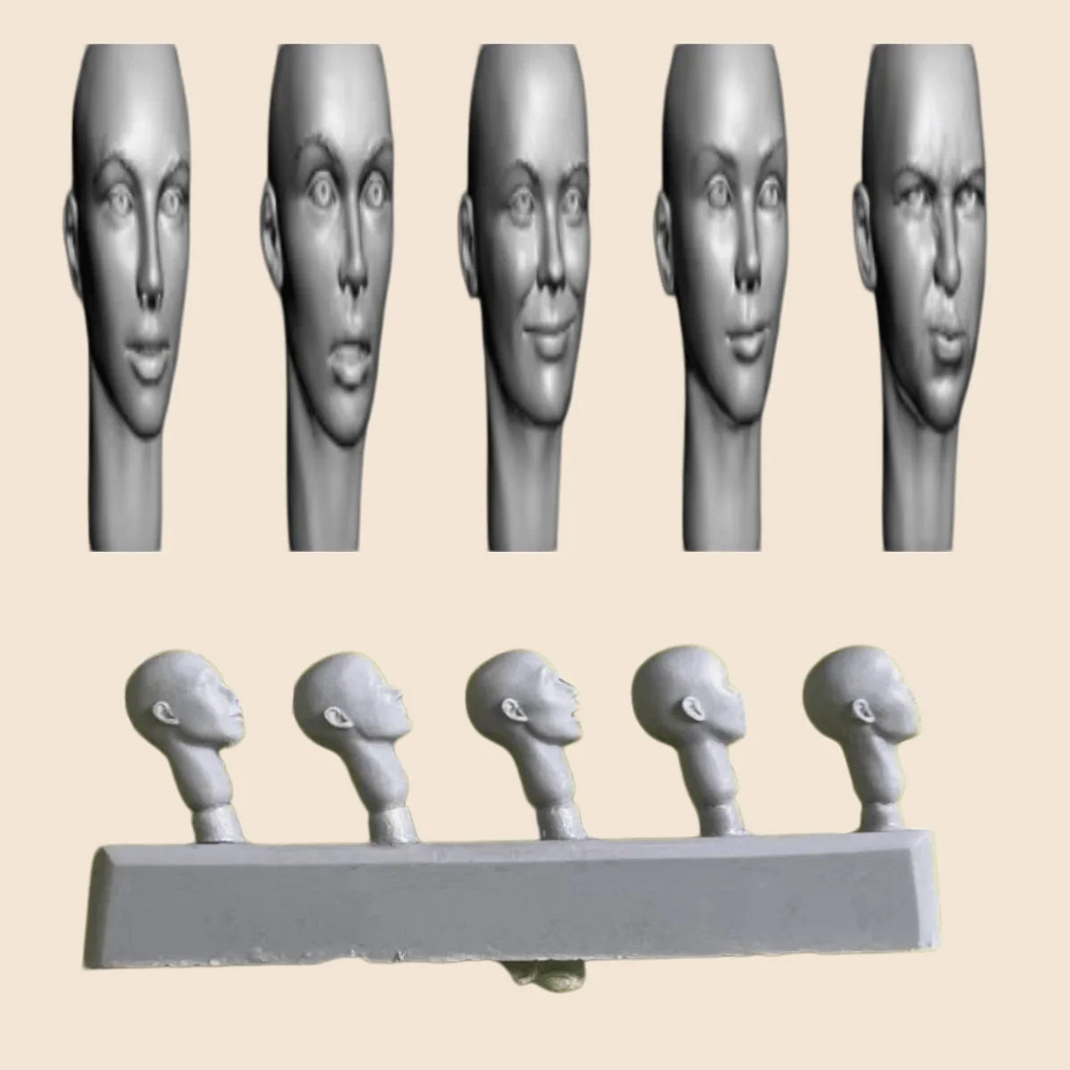 

Die Casting Resin Model Assembly Kit Character Model Replacement Modification Unpainted