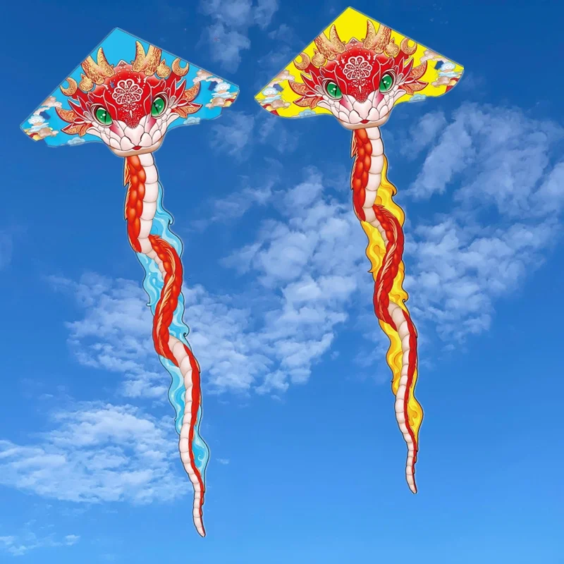 free shipping snake kite for adults flying kites kite flying professional flying bird spinner outdoor toys show kite delta kite