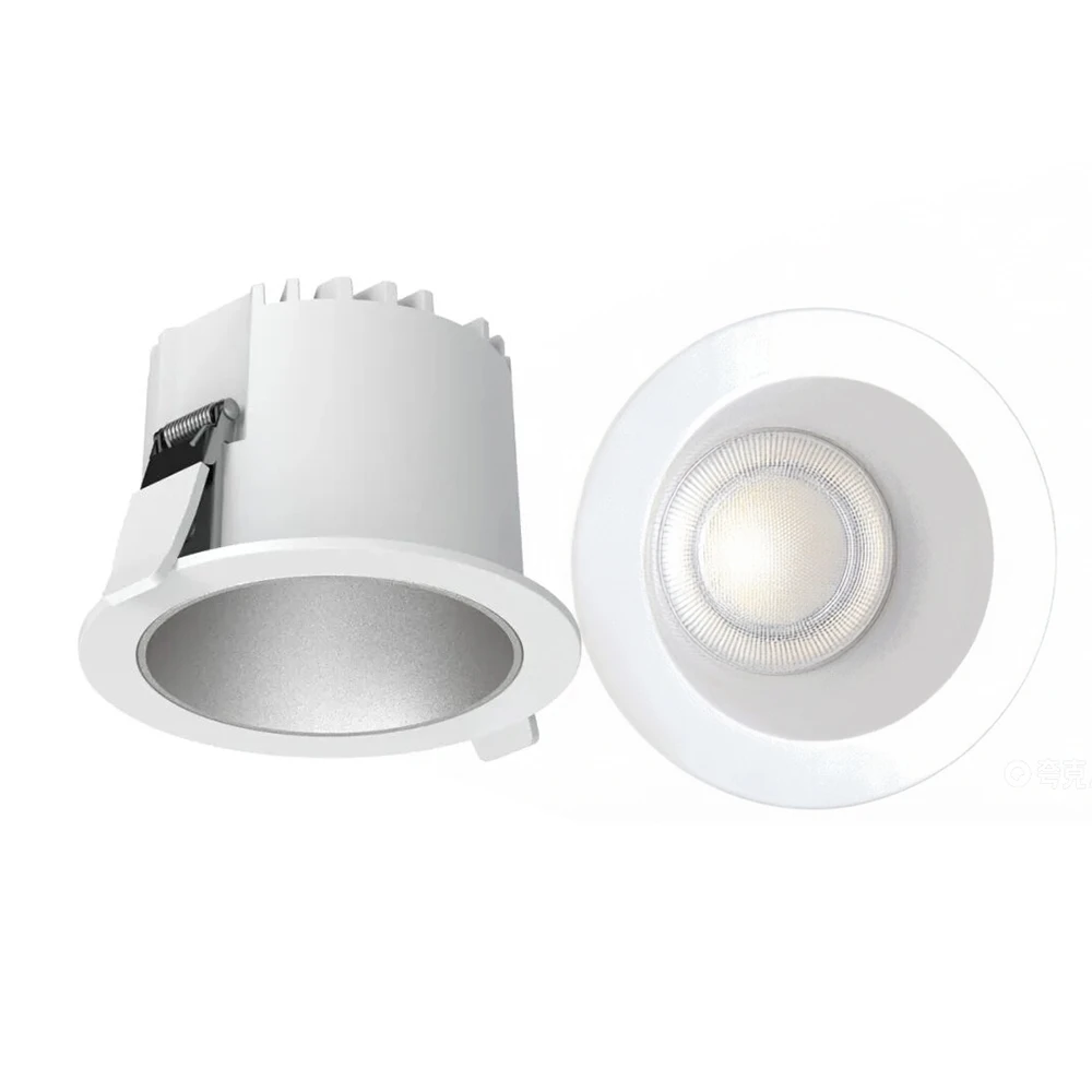 Embedded Anti-Glare LED Downlights, AC110V/220V, 7W-24W Spotlights Suitable for Indoor Lighting in Living Rooms, Hotels