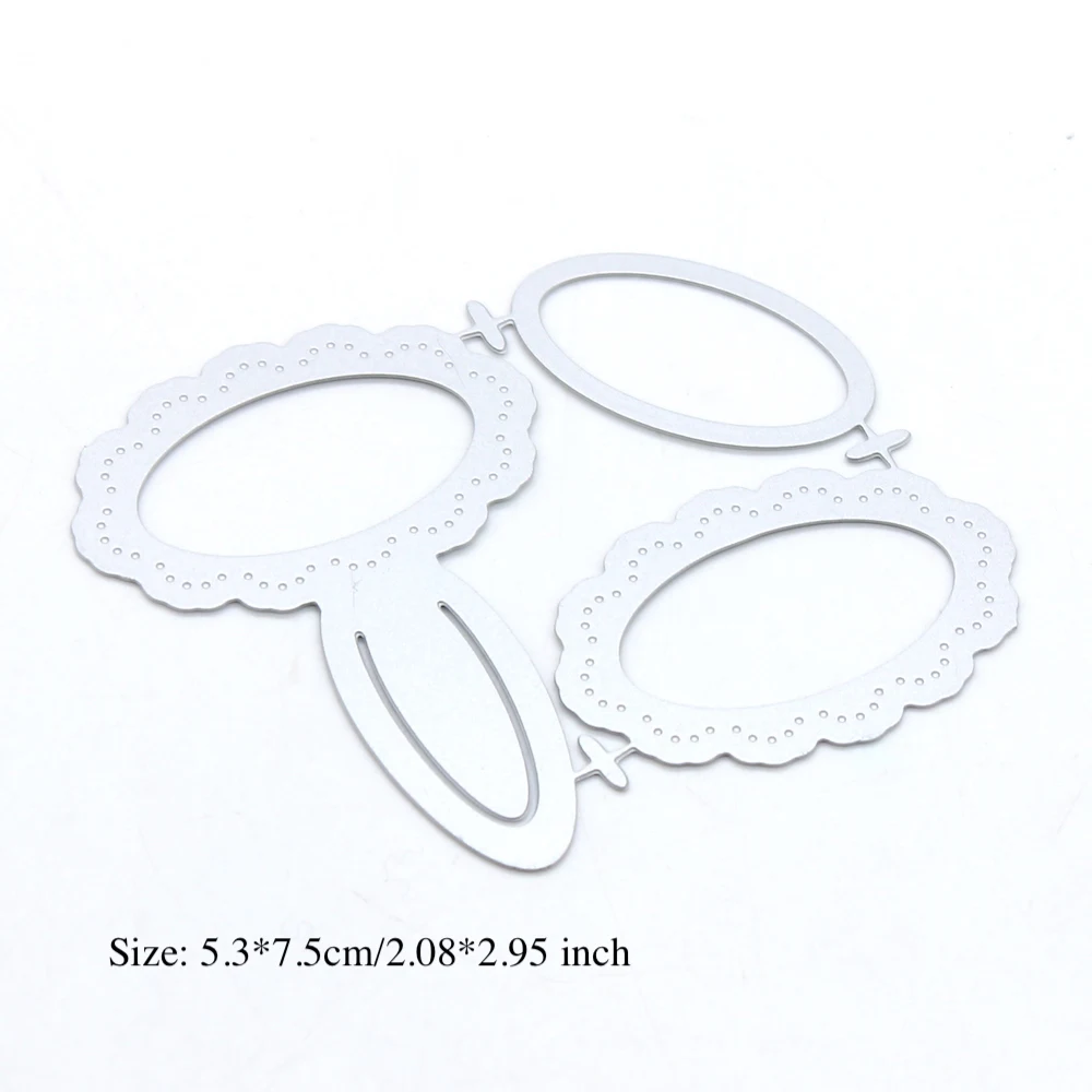 KSCRAFT Elegant Paper Clips Metal Cutting Dies Stencils for DIY Scrapbooking Decorative Embossing DIY Paper Cards