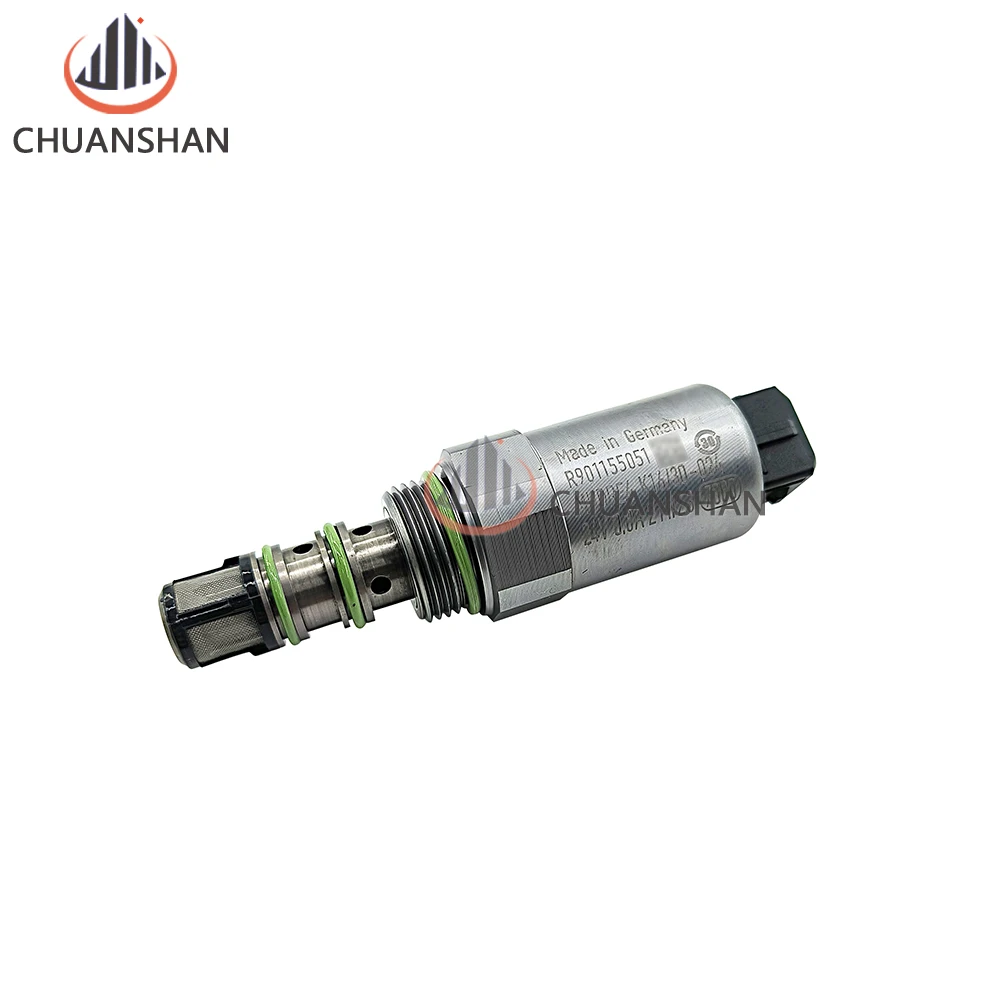 ملحقات حفارة ذات علامات كاملة مناسبة لصمام الملف اللولبي النسبي للطيار الكهربائي Rexroth R901155051 R900727801 #2