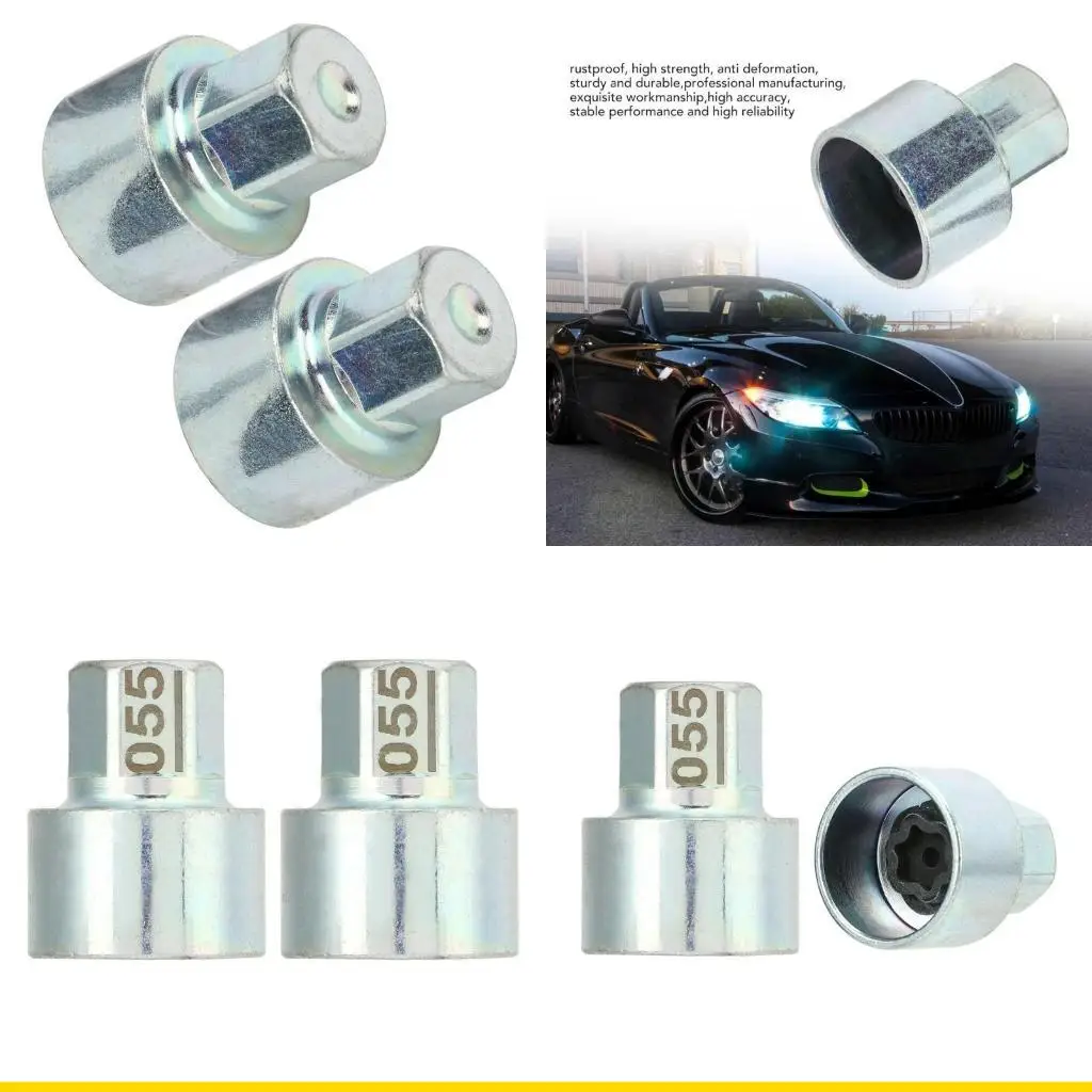 

SZCH Wheel Lock Anti-theft Screw Socket Lugnut Removal #55 Tyre Socket Wheel Lug Nut Lock Removal Tool