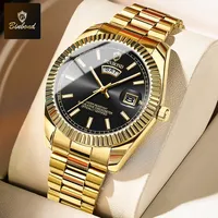 BINBOND B7012 Men's Fashion Business Sports Quartz Watch 30M Waterproof Luminous Classic Calendar Creative Clock Male Wristwatch