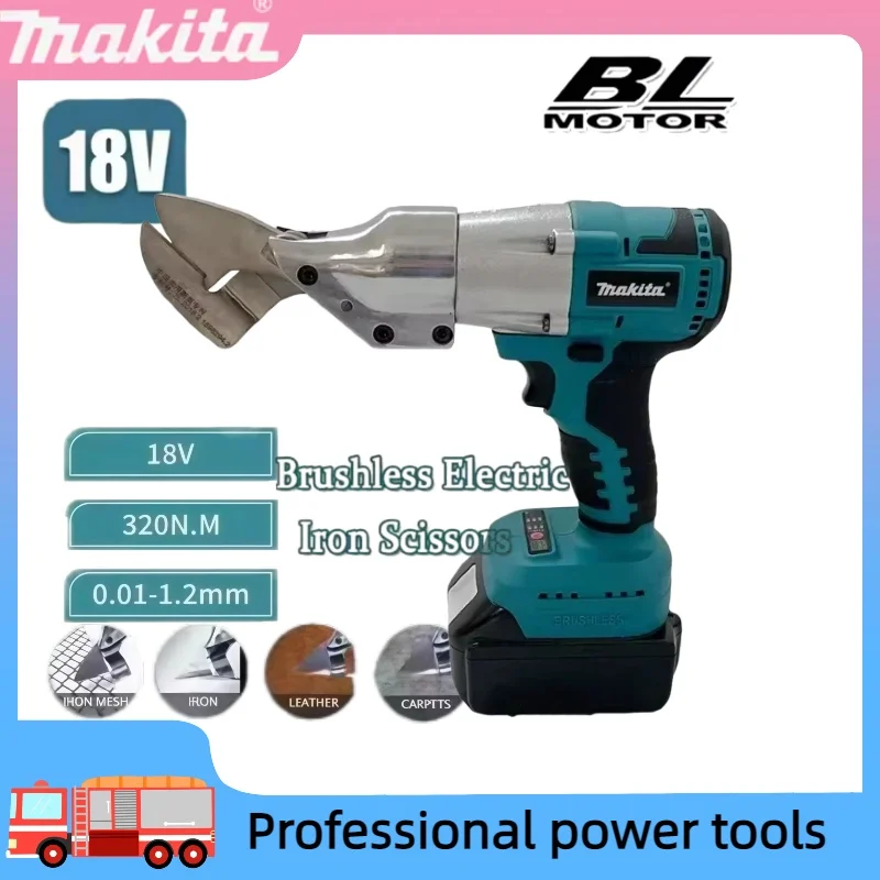 

Makita Sheet Shear Cutter Power Tools Electric Brushless Iron Scissors Machine Rechargeable Professional Metal Cutting Tool