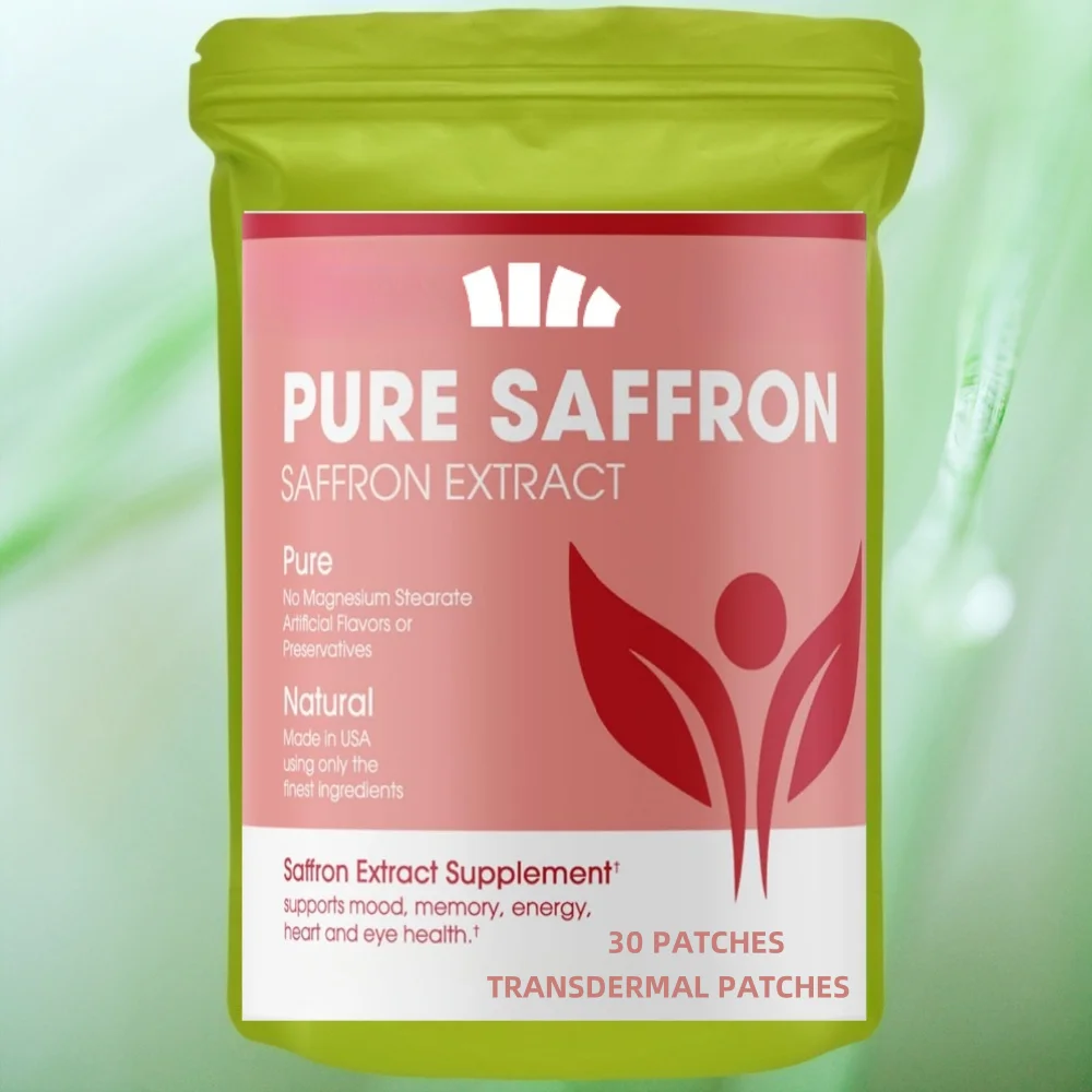 Saffron Transdermal Patches Helps Support Optimal Mood, Energy And Metabolism 30 Patches