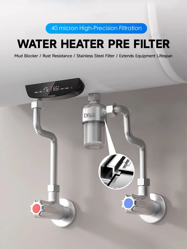 سخان المياه غسالة قبل تصفية 316 الفولاذ المقاوم للصدأ تصفية شاشة دش ومرحاض المنزلية تنقية مياه الصنبور