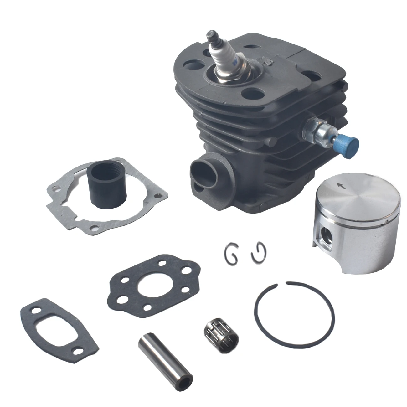 

46mm Cylinder With Piston Rebuild Kit For Husqvarna 50 51 55 Rancher