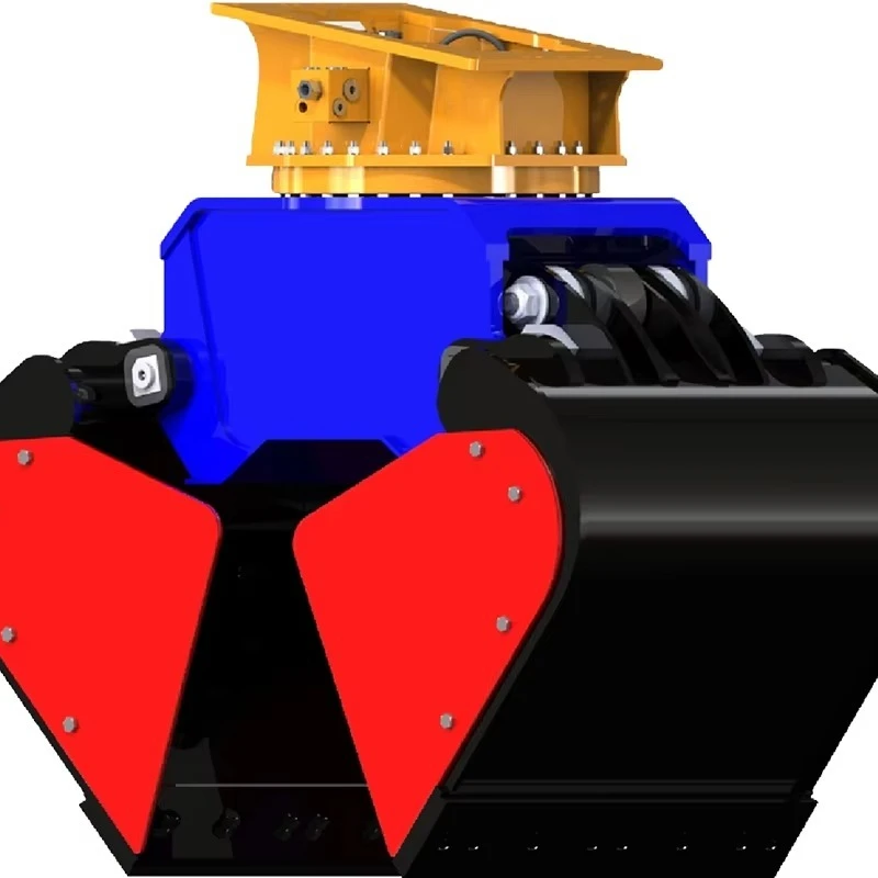 4-6 tons excavator installation selector grab sorting and disassembly grab with rotator