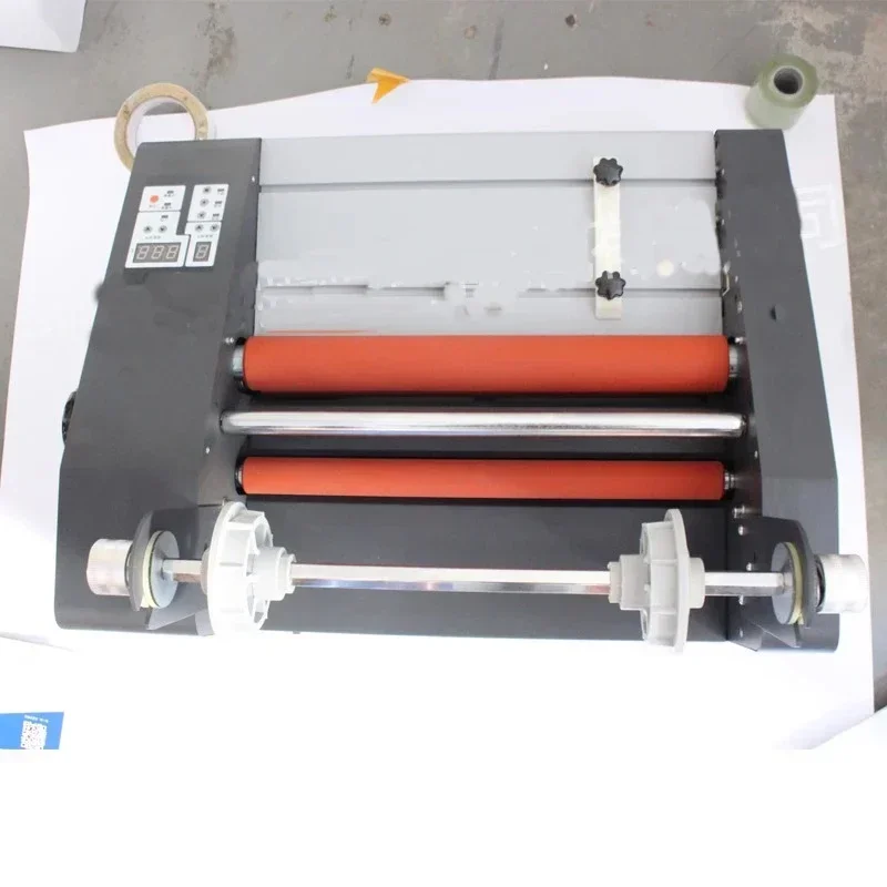 Hot Sale A3 Size Electric Laminating Machine FM360 Paper Laminator Cold Hot Mounting Steel Roller Mounting Machine Double-sided