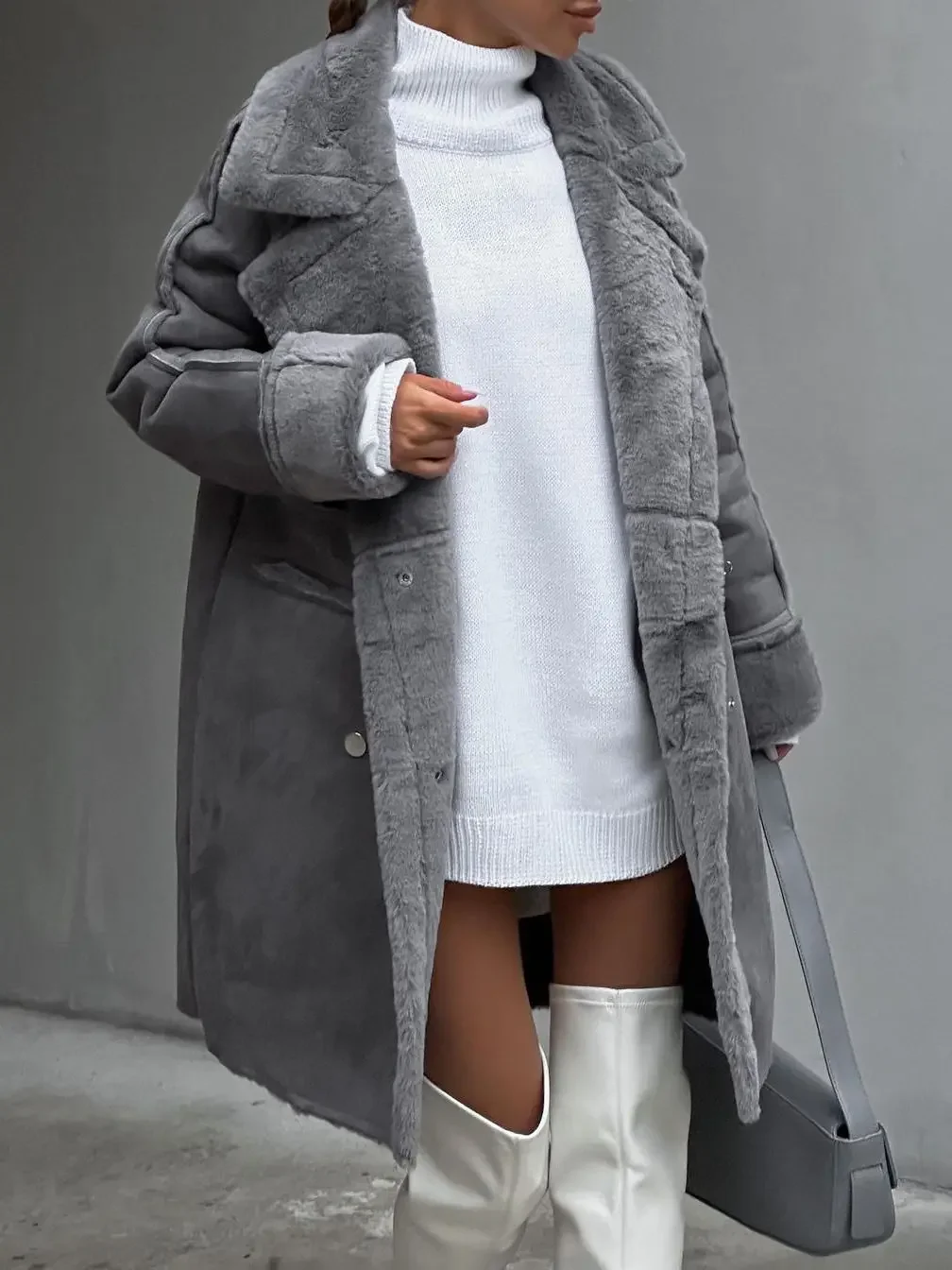 The New Winter Suede Coat Jacket Women's Mid-length High-quality Loose Thickened Fur Coat