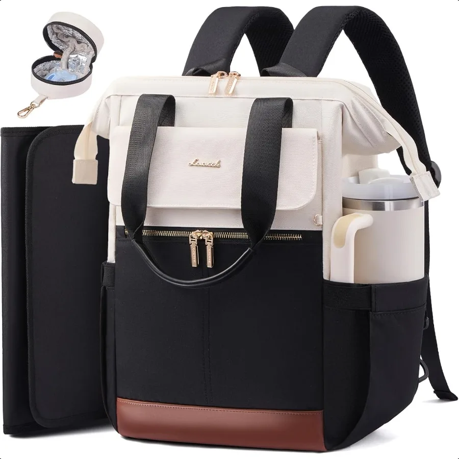 

LOVEVOOK детская сумка для подгузников, рюкзак, большая сумка для мальчиков и девочек, дорожные водонепроницаемые сумки с пеленальным ковриком, ремни для коляски, чехол для соски
