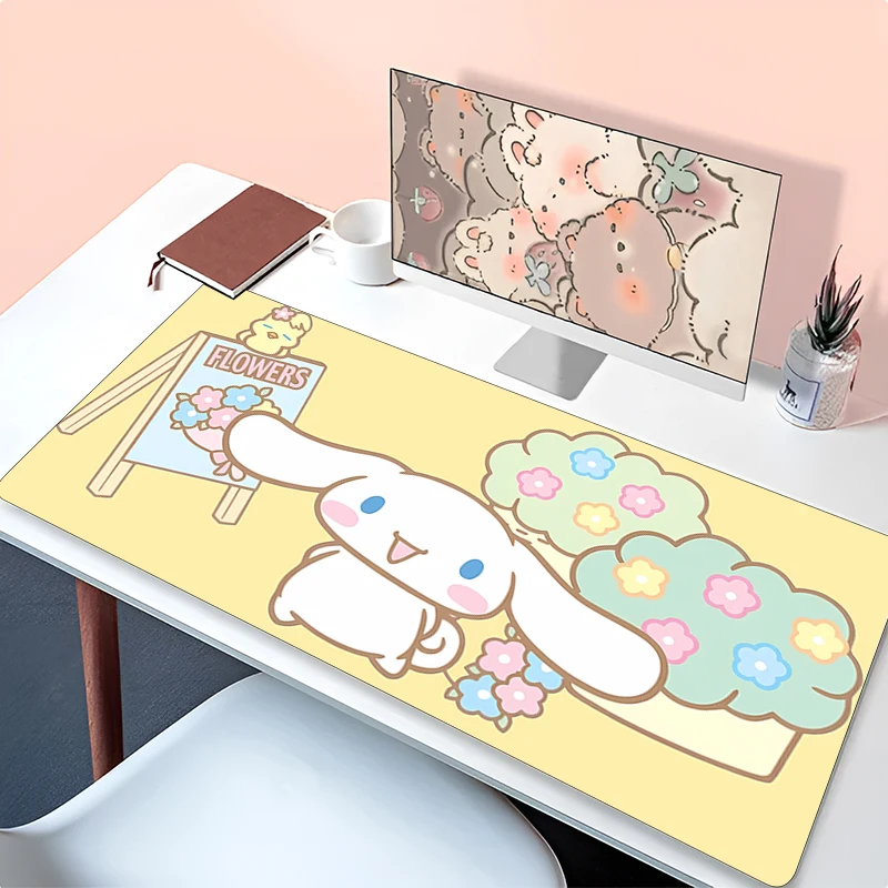 

Mouse Pad C-cinnamoroll Gaming Accessories PC Gamer alfombrilla xxl Computer Desk Mat Laptop Varmilo Keyboard 900x400 Mousepad