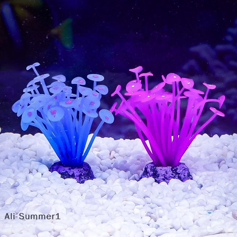 【E】Silicone Mushroom Artificia - Planted Aquarium Pictures recension och pris