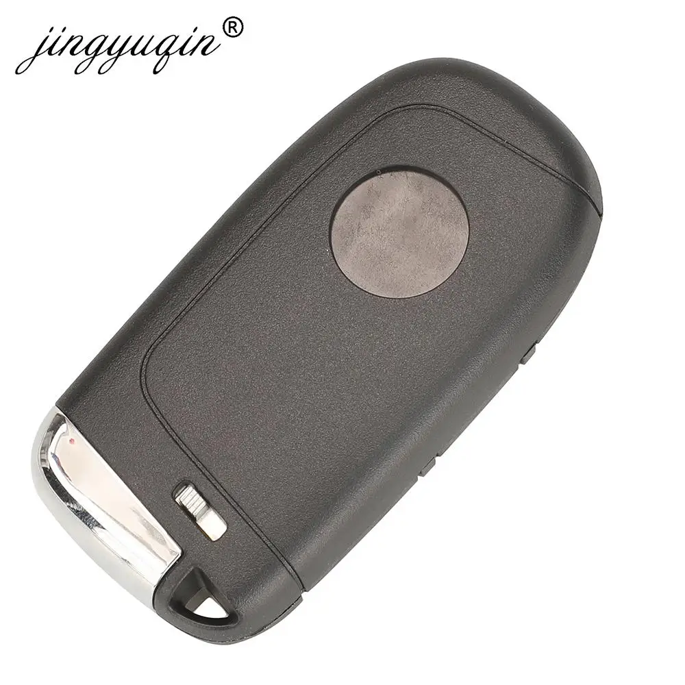 jingyuqin 10pcs SIP22 Remote Smart Key Shell for Fiat 500 500L 500X Toro 2016 2017 2018 2019 Car Key Case 3/4/5 BTN Replacement