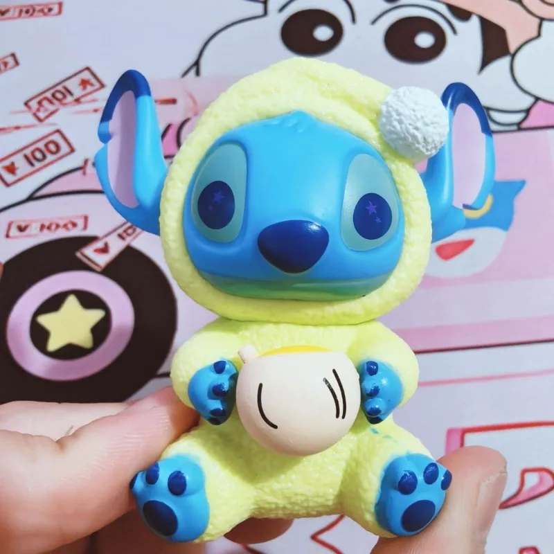 Stitch Doll Ornaments Kawaii Cartoon Cute Creations Peripheral Anime Characters Desktop Figures Children's Toys Holiday Gifts