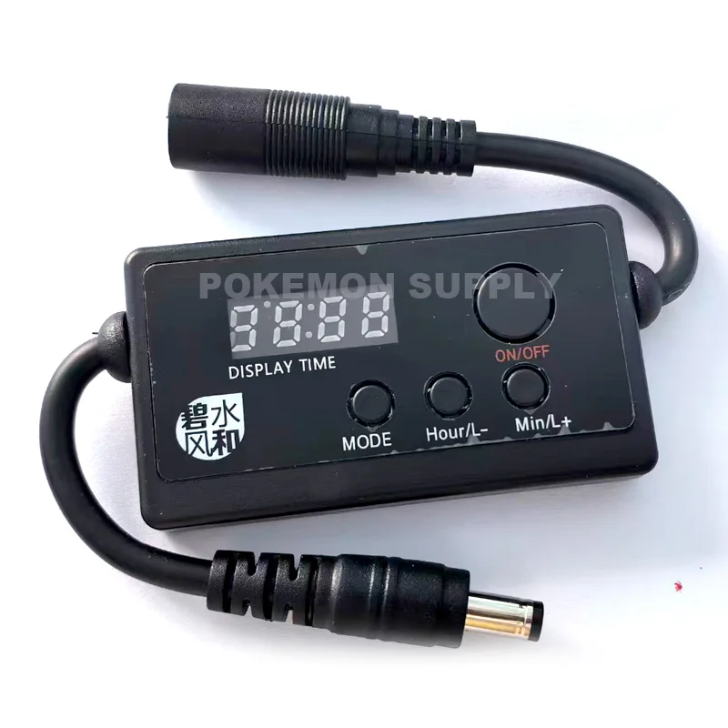 Sterownik LED do akwarium S2 PRO, inteligentny timer, sterowanie świtem i zatrzaskami, ściemniacz, kompatybilny z Chihiros, możliwość podłączenia wentylatora DC i pompy falowej. — zdjęcie 4