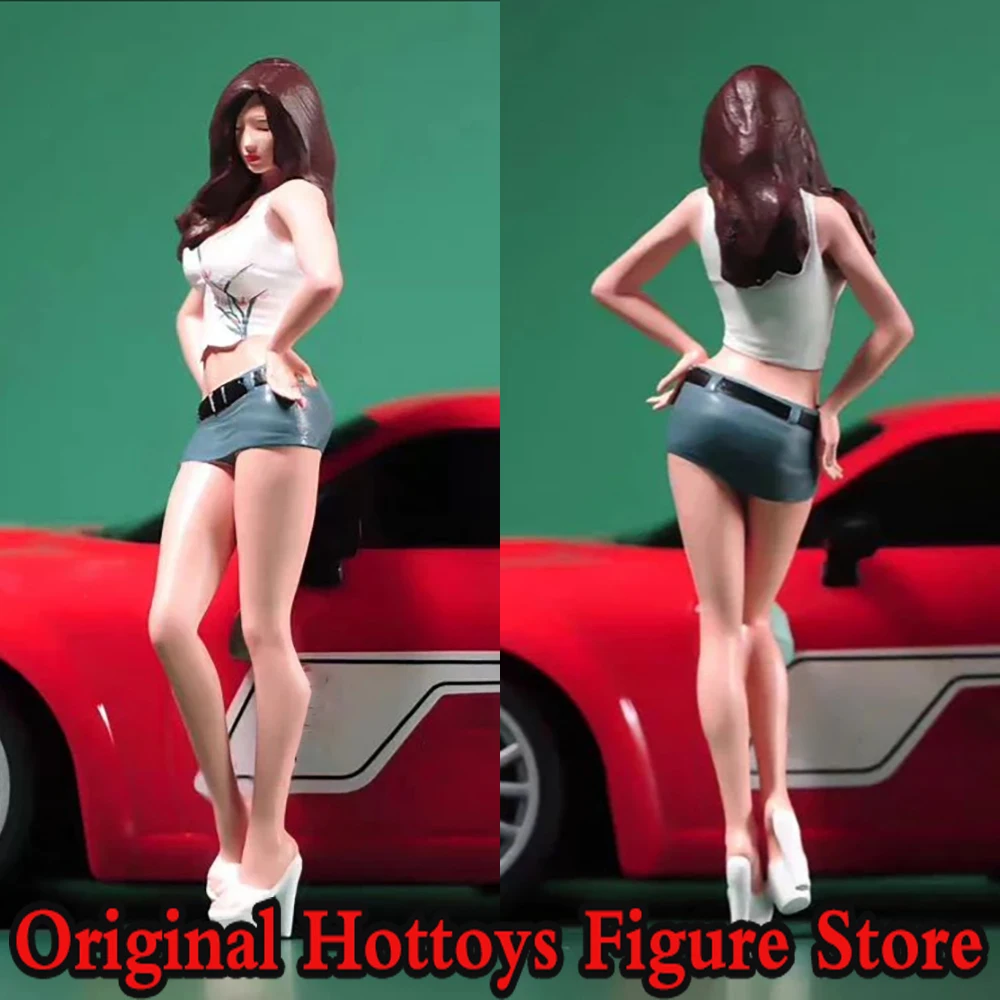 1/18 1/24 스케일 여성 군인 섹시한 미녀 모델 미니 페인팅 조각 풀 세트 약 6-9cm 액션 피규어 인형 컬렉션